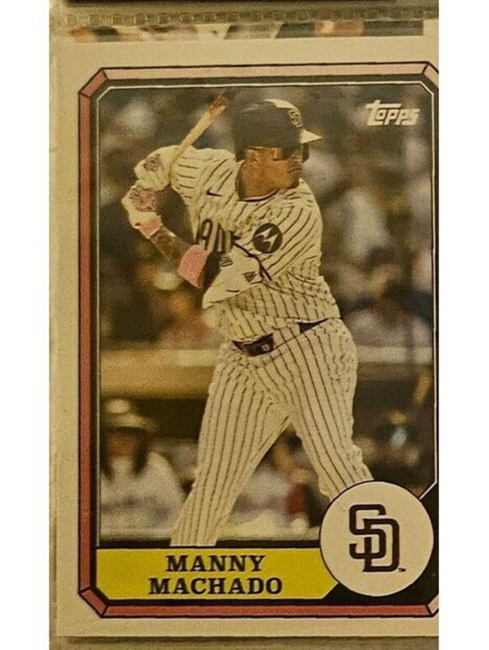 Manny Machado 2025 Topps Archives Boardwalk Top Run Makers Insert Padres